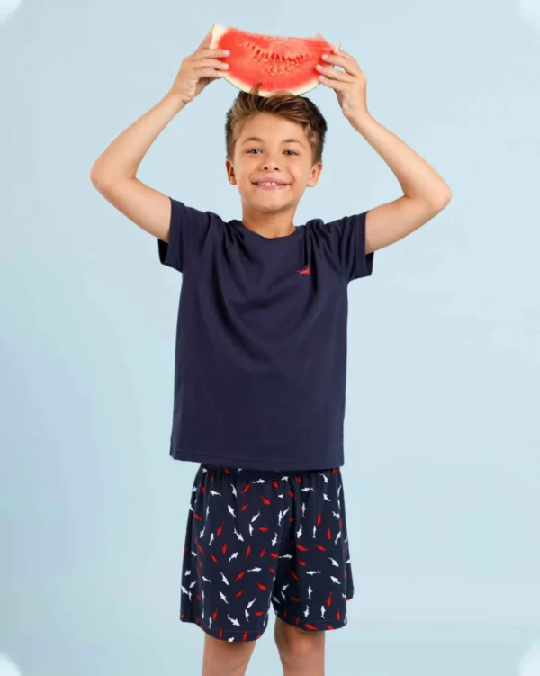Pijama Manga Curta Infantil - Image 4