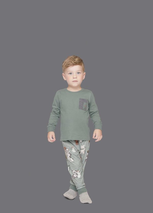 Pijama Baby Boy Hugs Let´S Snow - Malha Mercerizada / Sublime Touch