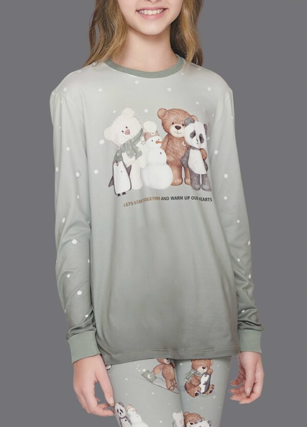 Pijama Legging Infantil Let's Snow - Sublime Touch - Imagem 2