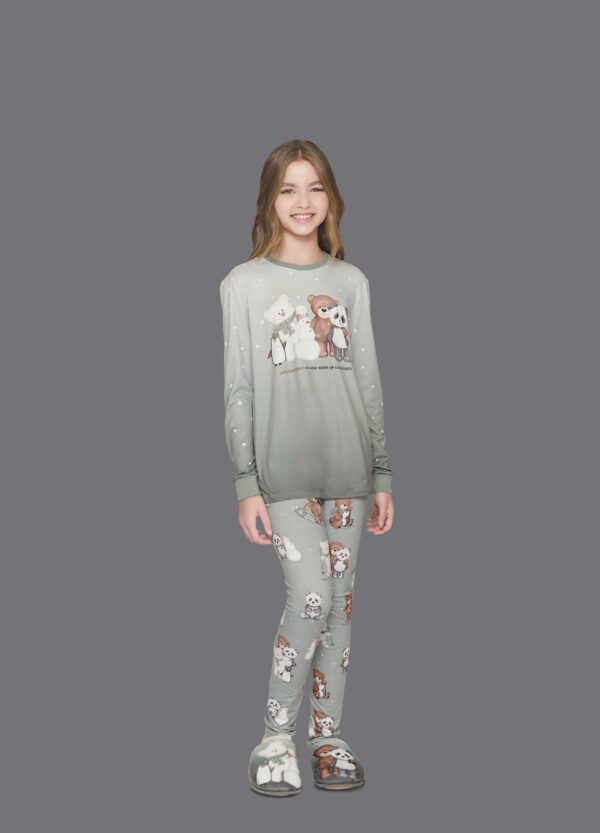 Pijama Legging Infantil Let's Snow - Sublime Touch - Imagem 4