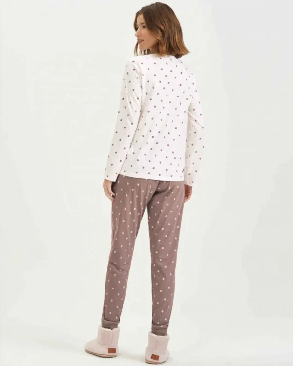 Pijama Manga Longa Feminino - Imagem 4