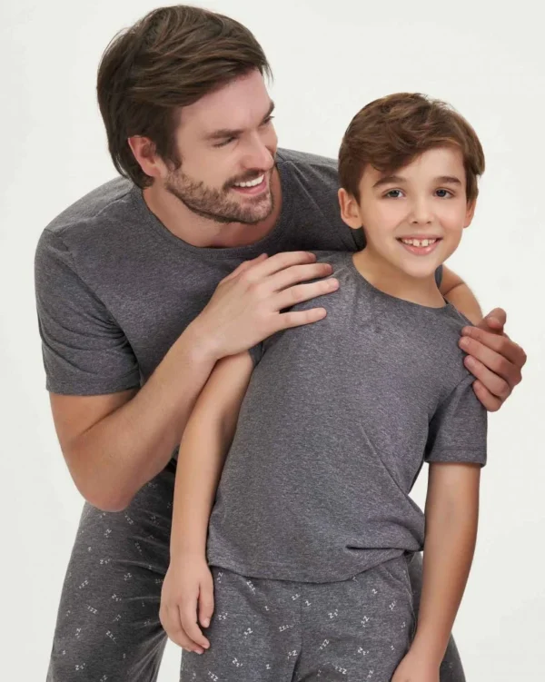 Pijama Manga Curta Masculino - Imagem 2