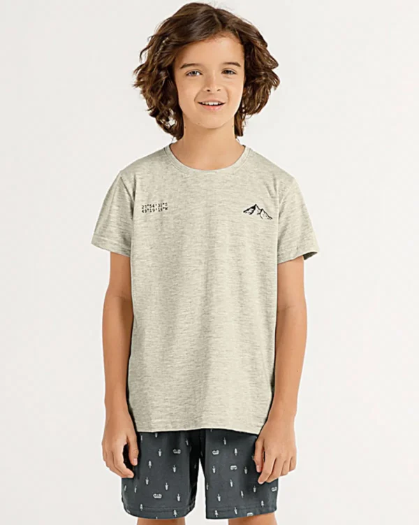 Pijama Manga Curta Infantil Masculino