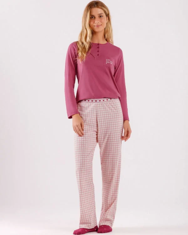 Pijama Feminino Manga Longa com Calça - Image 2