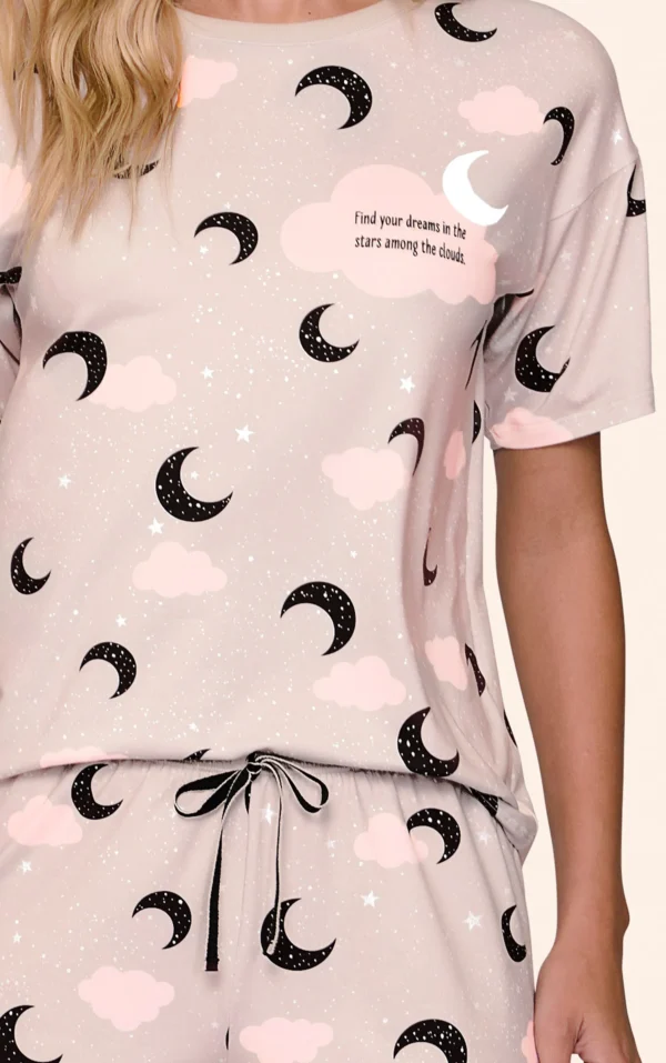 Pijama Curto Feminino In The Clouds - Imagem 3