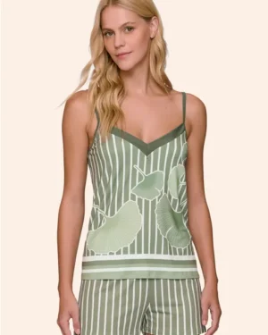 Short Doll Feminino Regata com Alça Regulável e Short Flora